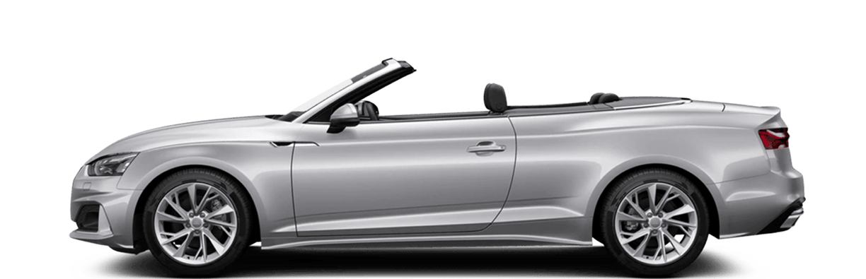 The Audi A5 convertible and many other convertibles in the car subscription from Clyde