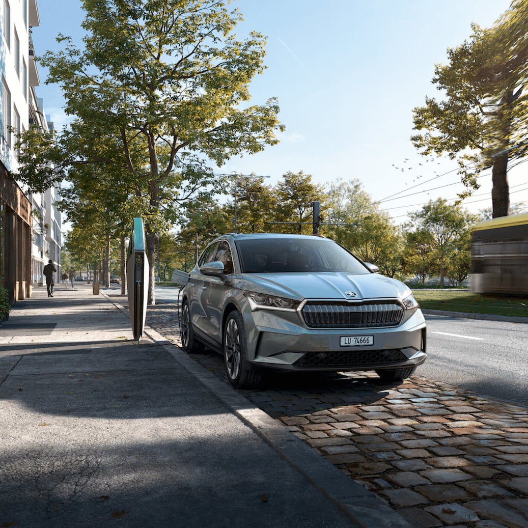 Your new electric ŠKODA ENYAQ iV with Clyde's car subscription