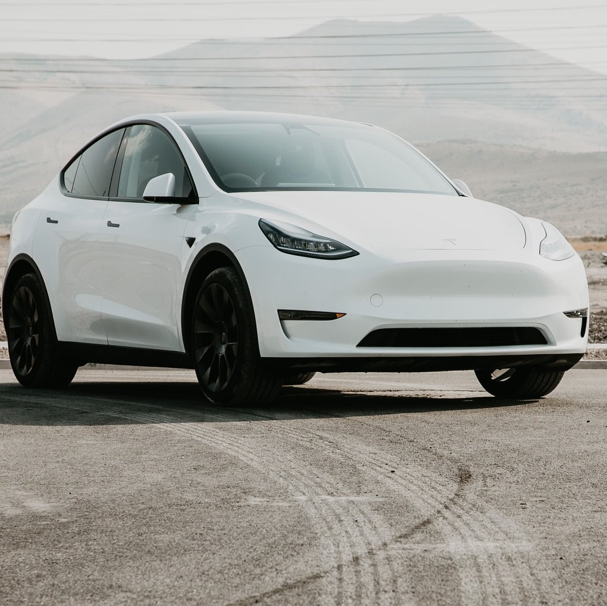 The Tesla Model Y in the car subscription from Clyde