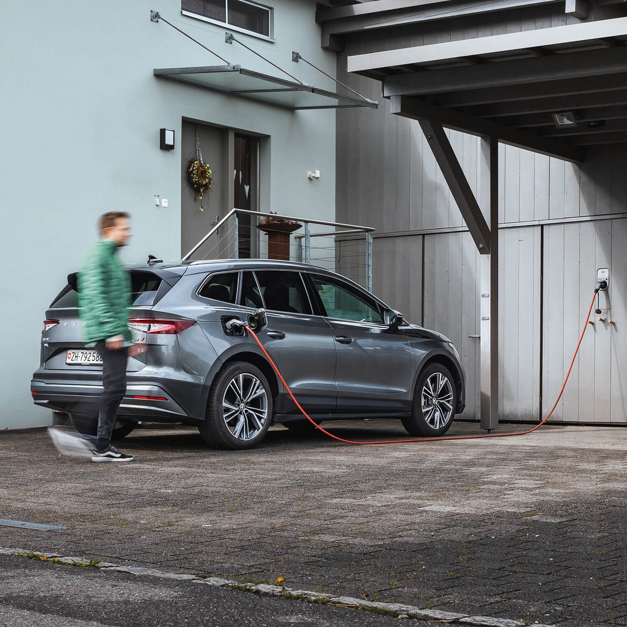 Electric car charging is included with Clyde.